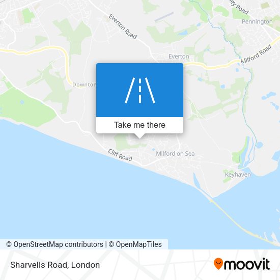 Sharvells Road map