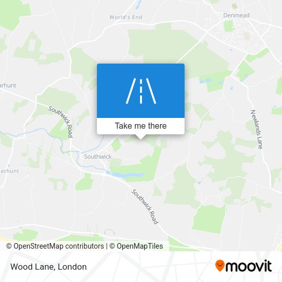 Wood Lane map