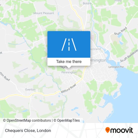 Chequers Close map