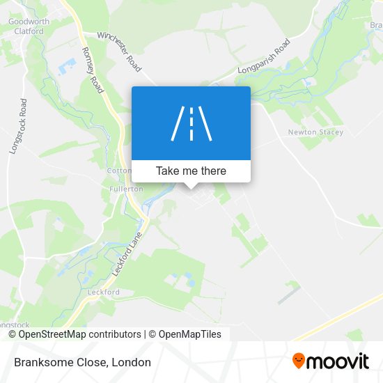 Branksome Close map