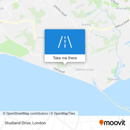 Studland Drive map