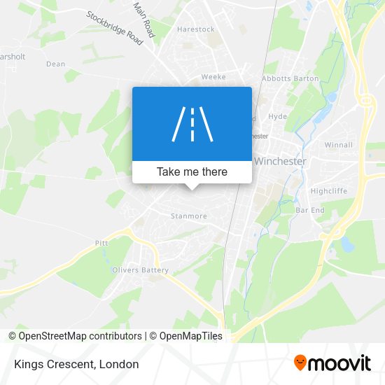 Kings Crescent map