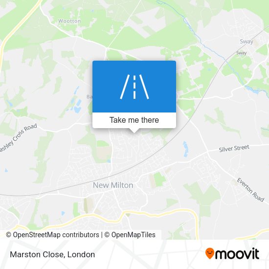 Marston Close map