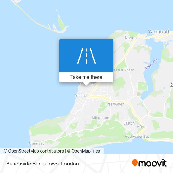 Beachside Bungalows map