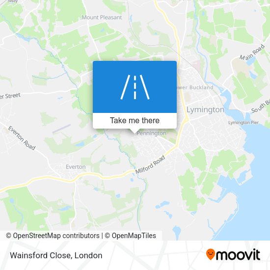 Wainsford Close map