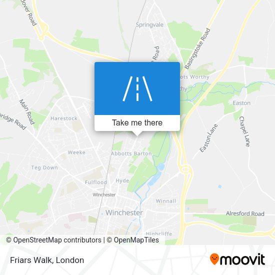 Friars Walk map