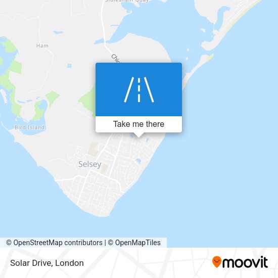 Solar Drive map
