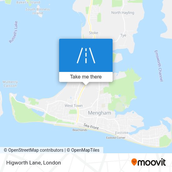 Higworth Lane map