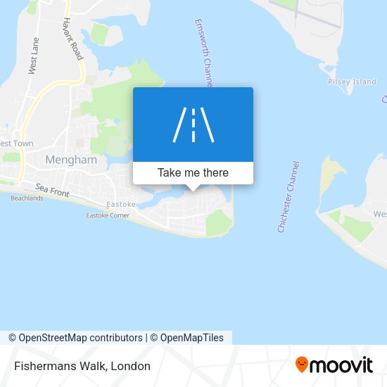 Fishermans Walk map