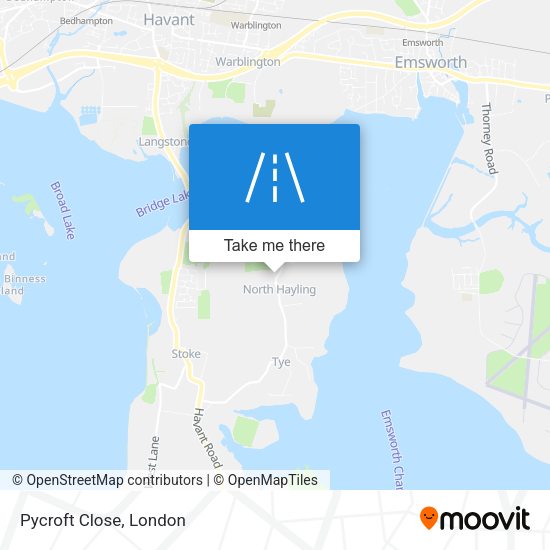 Pycroft Close map