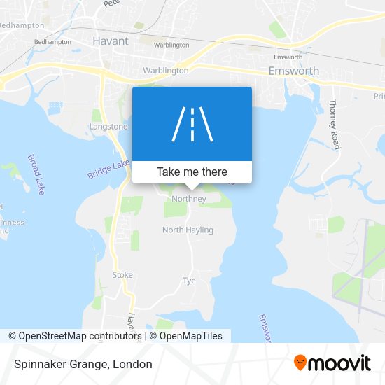 Spinnaker Grange map