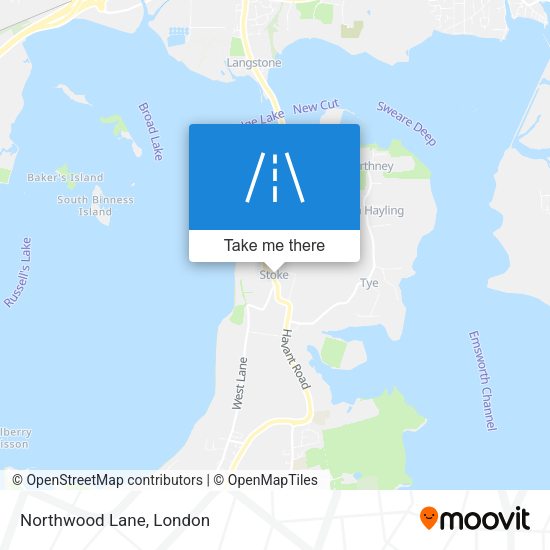 Northwood Lane map