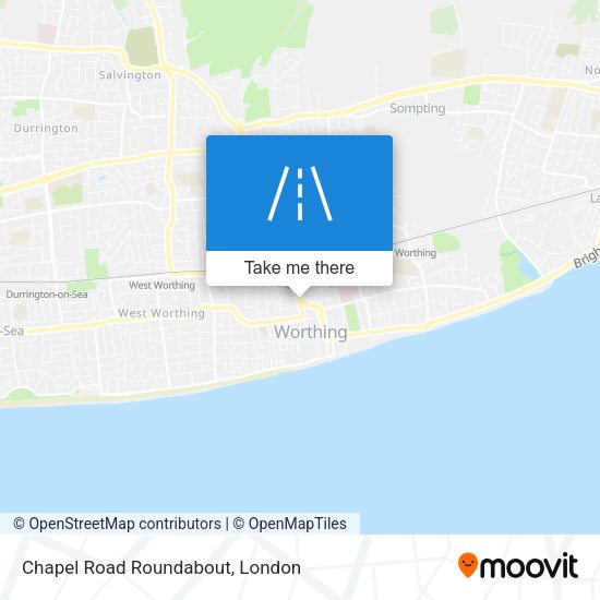 Chapel Road Roundabout map