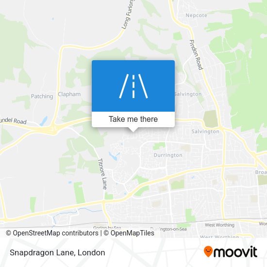 Snapdragon Lane map