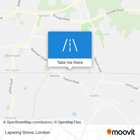 Lapwing Grove map