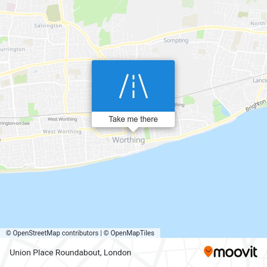 Union Place Roundabout map