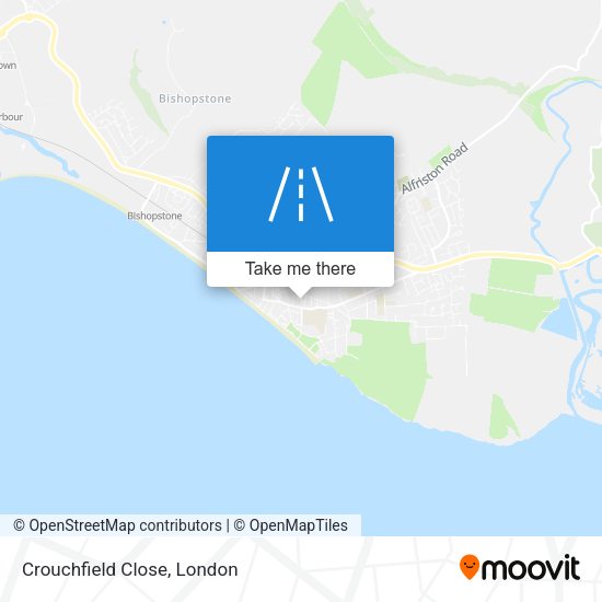 Crouchfield Close map