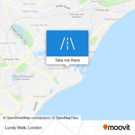 Lundy Walk map