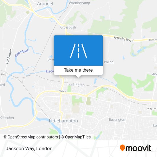 Jackson Way map