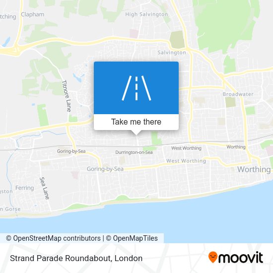 Strand Parade Roundabout map