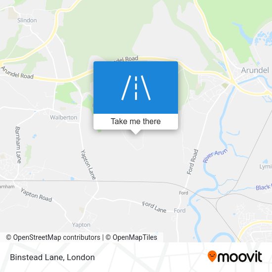 Binstead Lane map