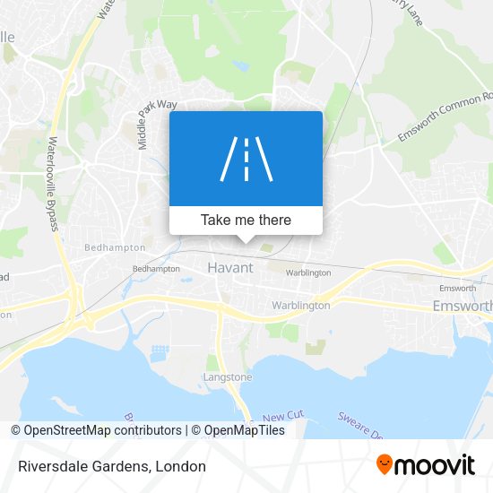Riversdale Gardens map