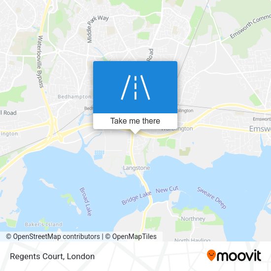 Regents Court map