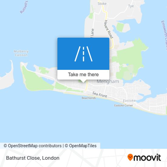 Bathurst Close map