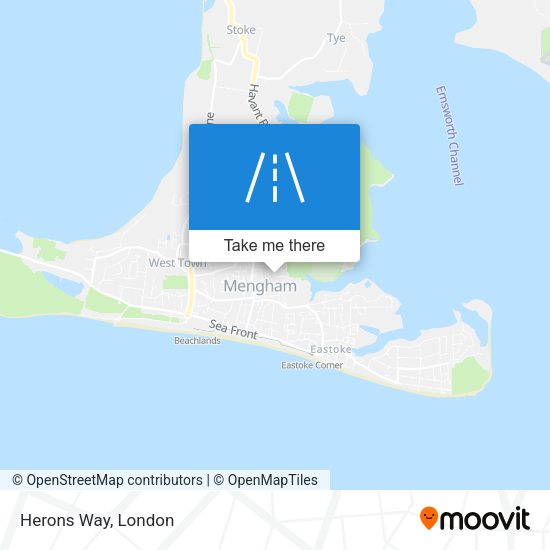 Herons Way map
