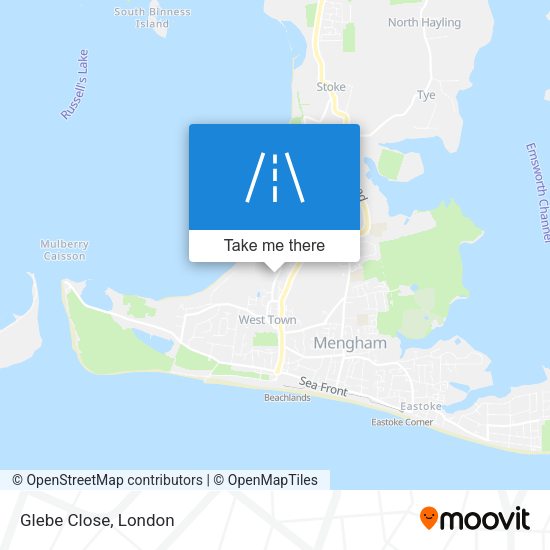 Glebe Close map