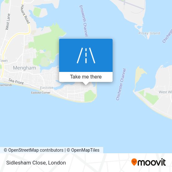 Sidlesham Close map