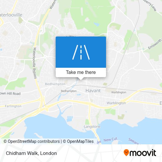 Chidham Walk map