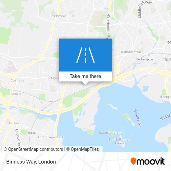 Binness Way map