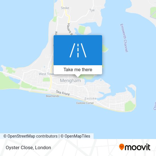 Oyster Close map