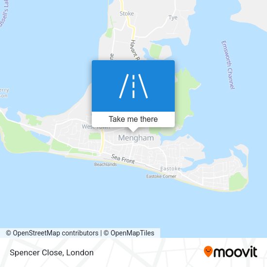 Spencer Close map