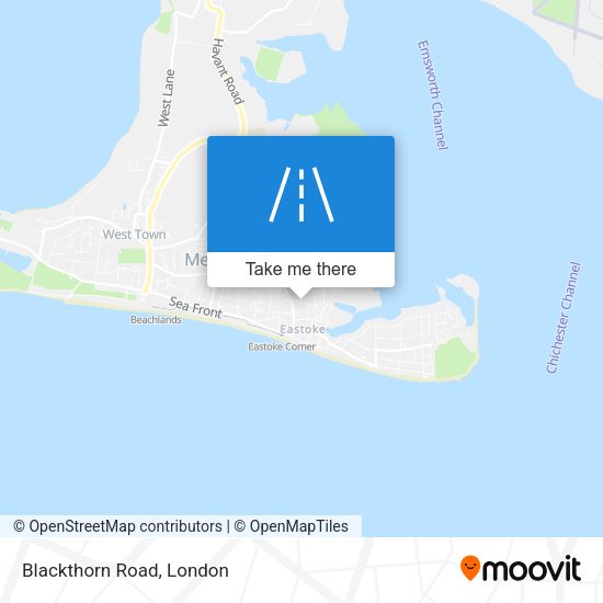 Blackthorn Road map