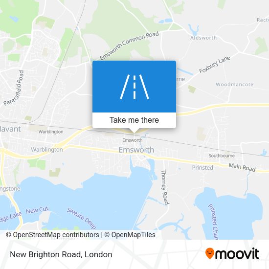 New Brighton Road map