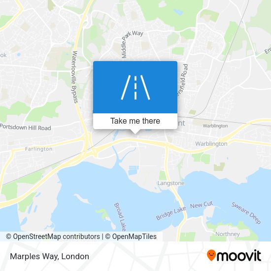 Marples Way map