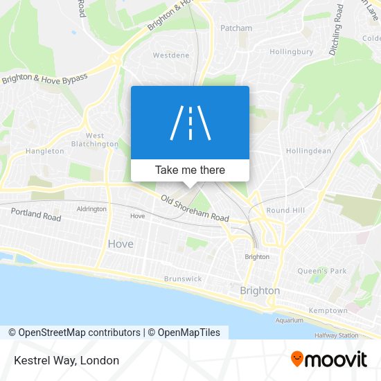 Kestrel Way map
