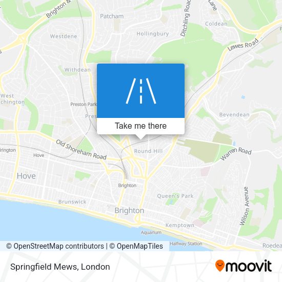 Springfield Mews map