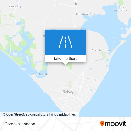 Cordova map