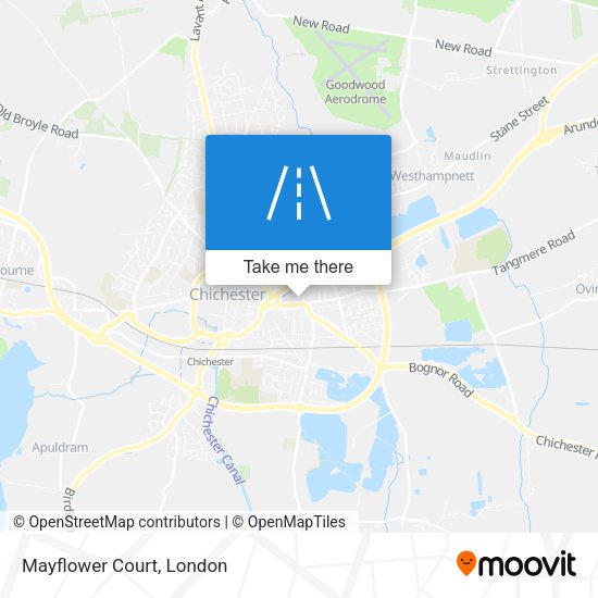 Mayflower Court map
