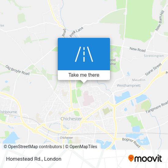 Homestead Rd. map