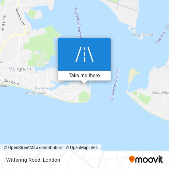 Wittering Road map