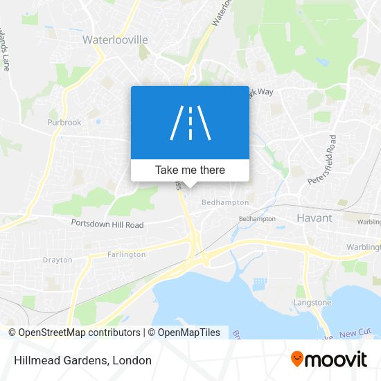 Hillmead Gardens map