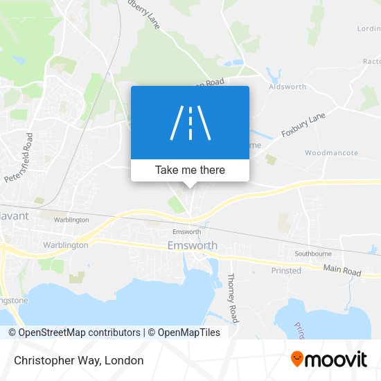 Christopher Way map