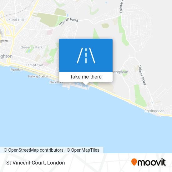 St Vincent Court map