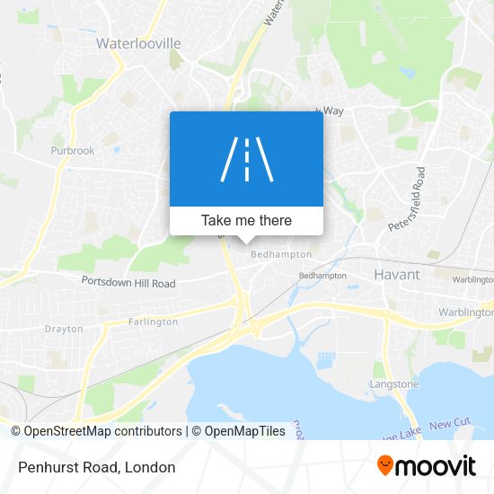 Penhurst Road map