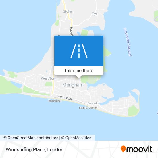 Windsurfing Place map