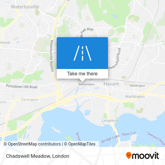 Chadswell Meadow map